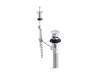 KOHLER K-7126-CP Standard Pop-Up Drain, Non-Exposed, With Lift Rod - Polished Chrome