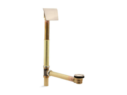 KOHLER K-7147-AF-BV Tea-for-Two 1-1/2" contoured pop-up drain and overflow for above- or through-the-floor installation - Vibrant Brushed Bronze
