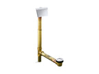KOHLER K-7147-AF-AF Tea-For-Two 1-1/2" Contoured Pop-Up Drain And Overflow For Above- Or Through-The-Floor Installation - Vibrant French Gold