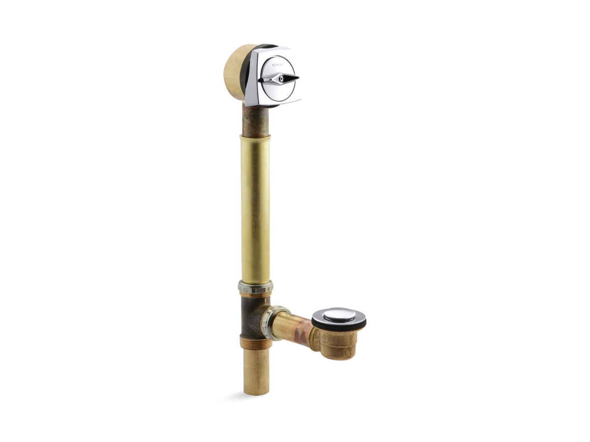 KOHLER K-7193-CP Sok Drain For Overflowing Bath - Polished Chrome
