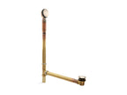 KOHLER K-7265-BV Clearflo Brass Toe Tap Bath Drain - Vibrant Brushed Bronze