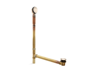 KOHLER K-7265-BV Clearflo Brass toe tap bath drain - Vibrant Brushed Bronze
