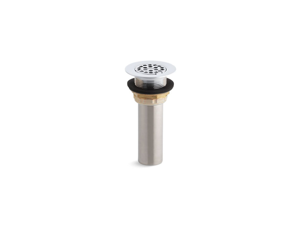 KOHLER K-8820-CP Brass Sink Strainer For 2" Outlets - Polished Chrome