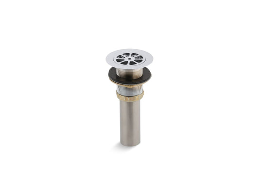 KOHLER K-9115-CP Sink strainer with 1-1/2" tailpiece - Polished Chrome