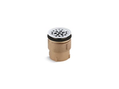 KOHLER K-9147-CP Service sink strainer for 2" caulk connection - Polished Chrome