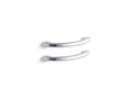 KOHLER K-9653-CP Grab Bars For Whirlpool Baths With Spa/Massage Package - Polished Chrome