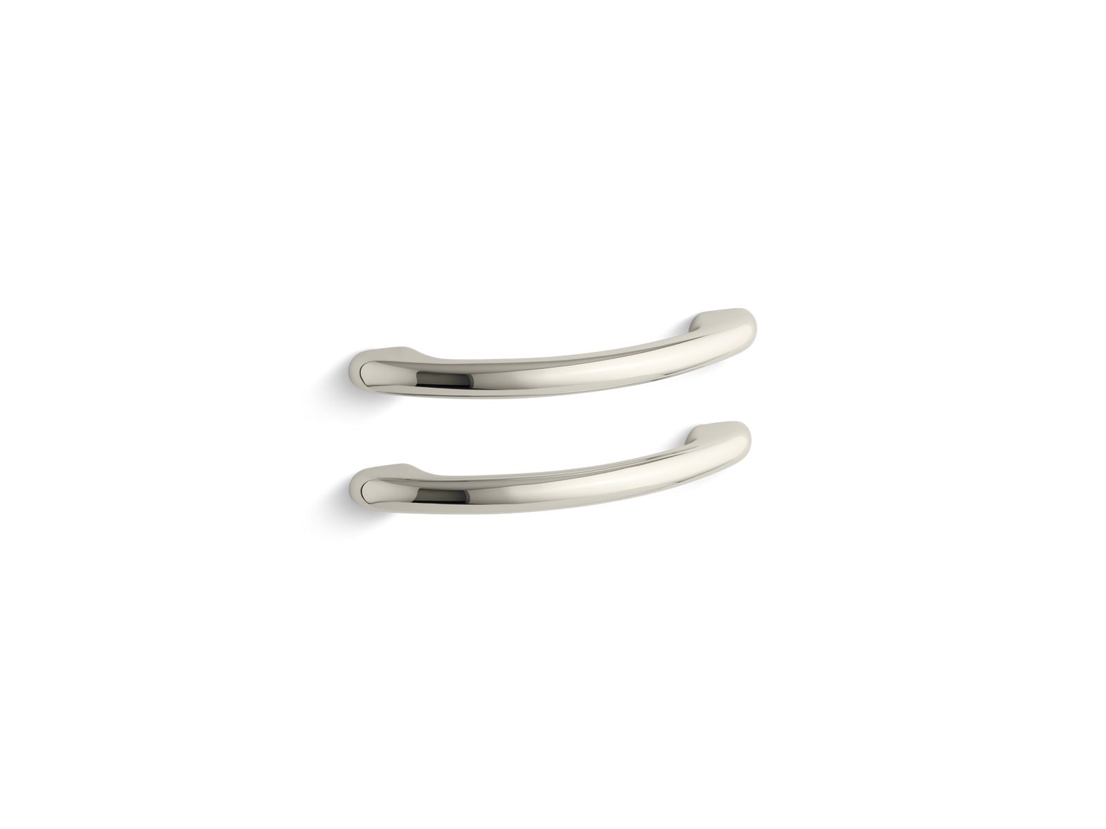 KOHLER K-9653-SN Grab Bars For Whirlpool Baths With Spa/Massage Package - Vibrant Polished Nickel