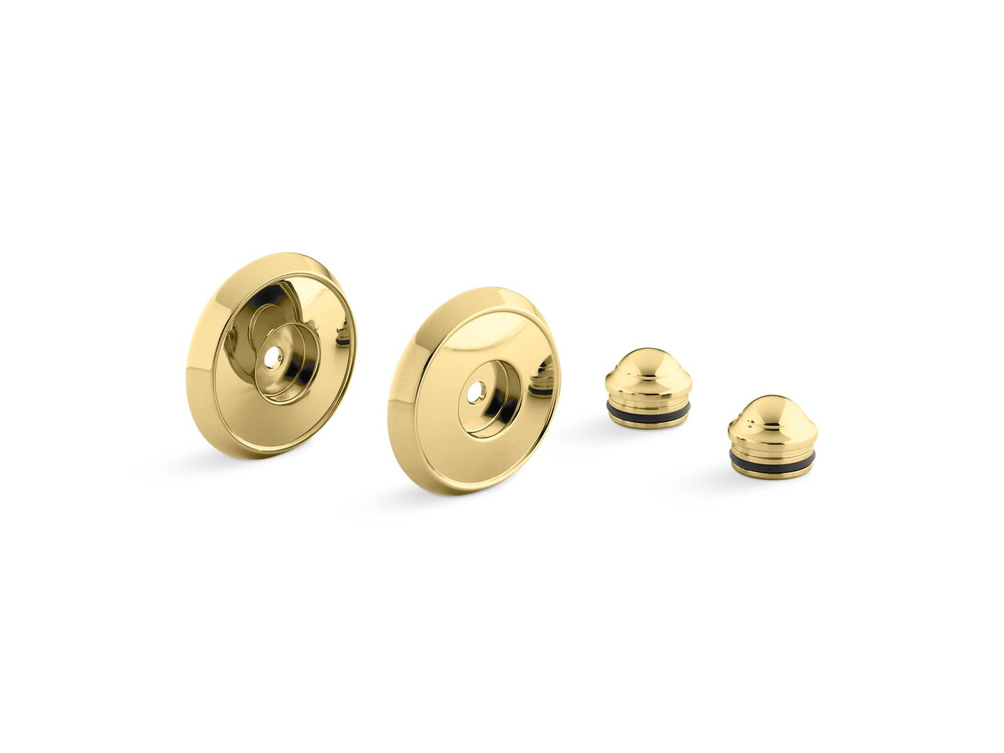 KOHLER K-349-PB Forte Bancroft Slidebar Trim Kit In Vibrant Polished Brass