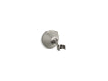 KOHLER K-352-BN Forte Adjustable Wall-Mount Holder In Vibrant Brushed Nickel