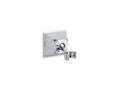 KOHLER K-422-CP Memoirs Adjustable Wall-Mount Holder - Polished Chrome
