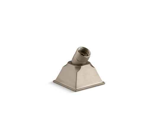 KOHLER K-424-BV Memoirs Deck-Mount Handshower Holder With Hoses In Vibrant Brushed Bronze