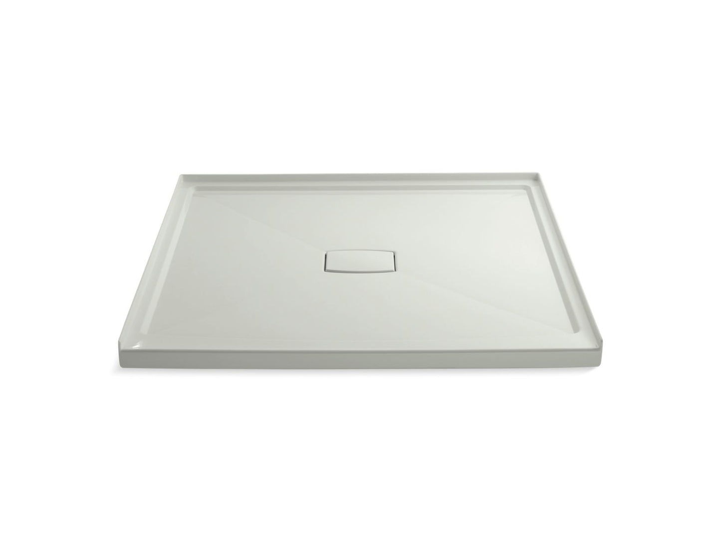 KOHLER K-9395-NY Archer 60" X 60" Alcove Shower Base, Center Drain In Dune