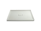KOHLER K-9395-NY Archer 60" X 60" Alcove Shower Base, Center Drain - Dune