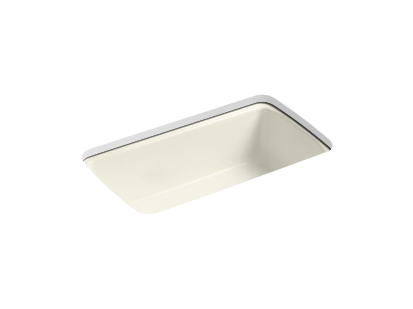 KOHLER K-5864-5U-96 Cape Dory 33" Undermount Single-Bowl Kitchen Sink In Biscuit