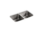 KOHLER K-3171-NA Undertone 31-1/2" Undermount Double-Bowl Kitchen Sink - Stainless Steel