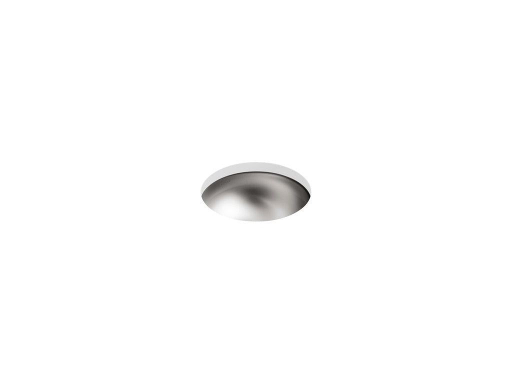 KOHLER K-3339-NA Undertone 13-3/4" Undermount Single-Bowl Kitchen Sink - Stainless Steel