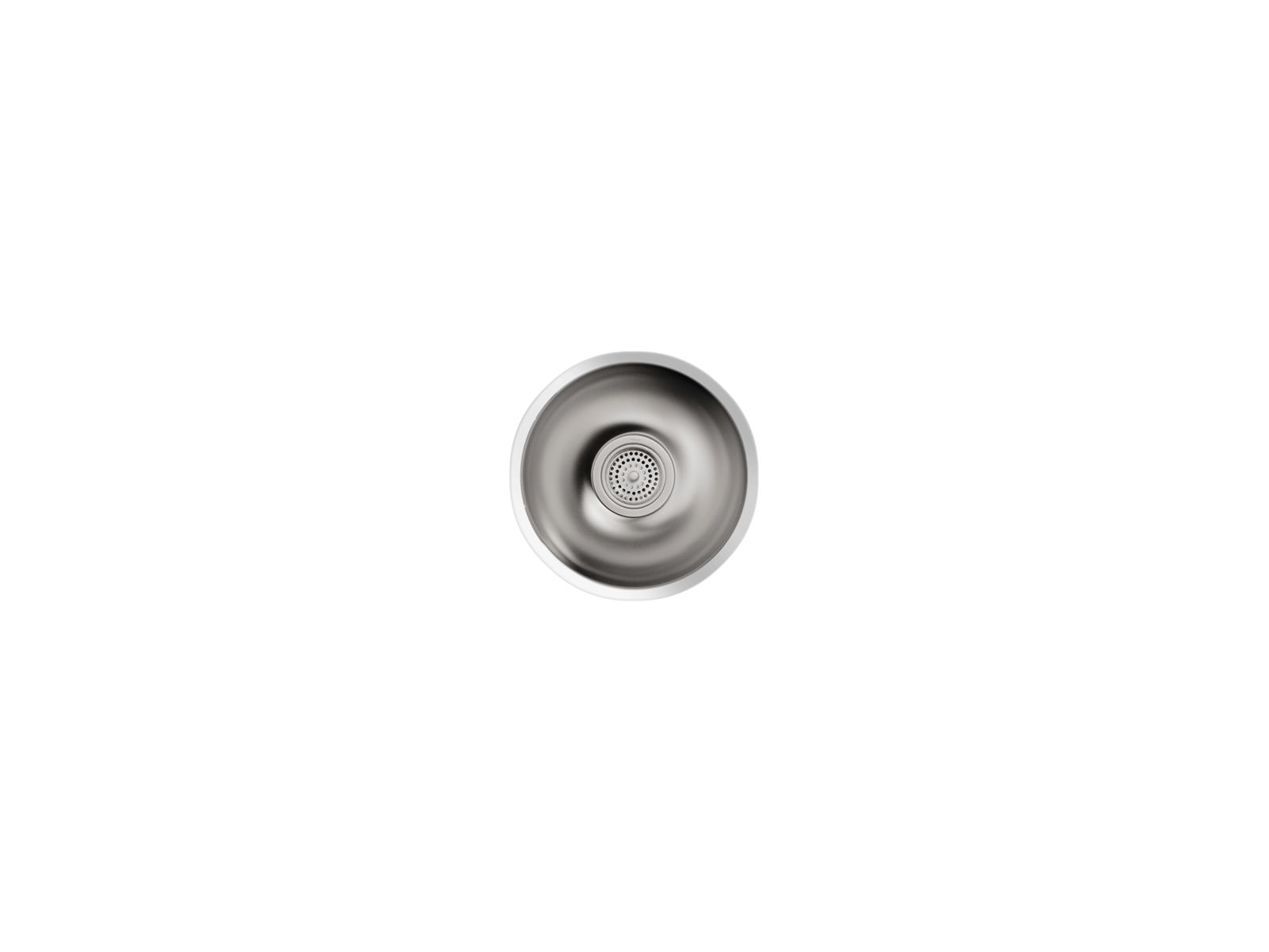 KOHLER K-3339-NA Undertone 13-3/4" Undermount Single-Bowl Kitchen Sink - Stainless Steel