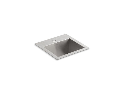 KOHLER K-3840-1-NA Vault 15" top-/undermount bar sink - Stainless Steel