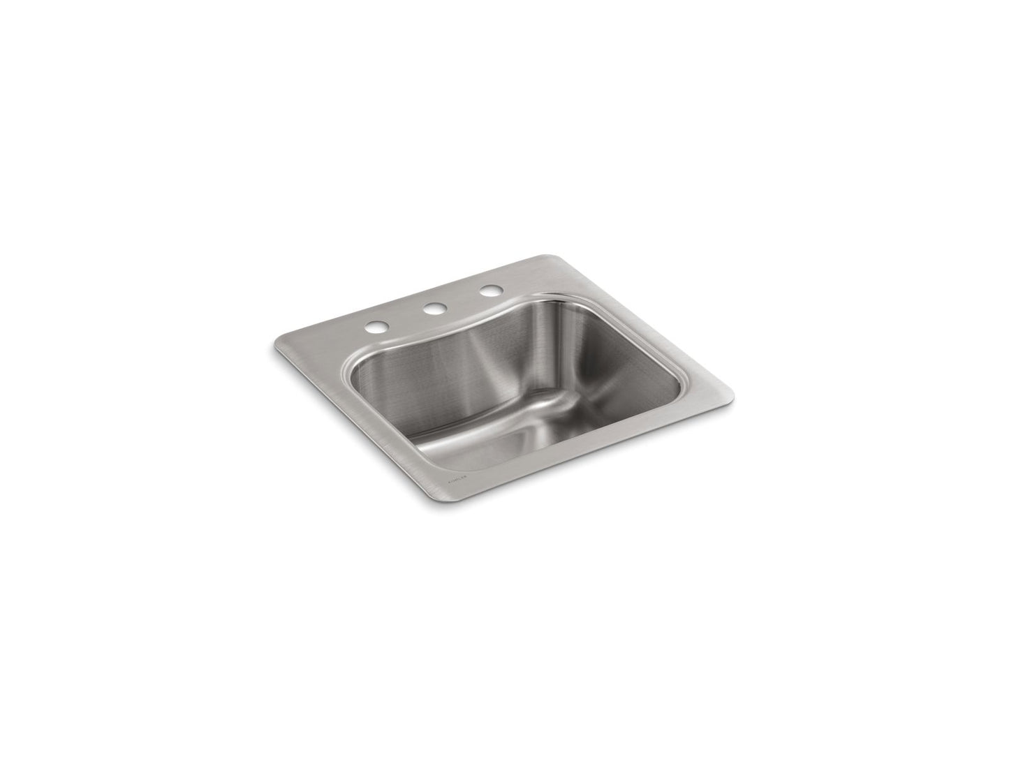 KOHLER K-3363-3-NA Staccato 20" Top-Mount Single-Bowl Bar Sink