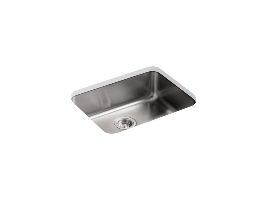 KOHLER K-3332-NA Undertone 23" Undermount Single-Bowl Kitchen Sink - Stainless Steel