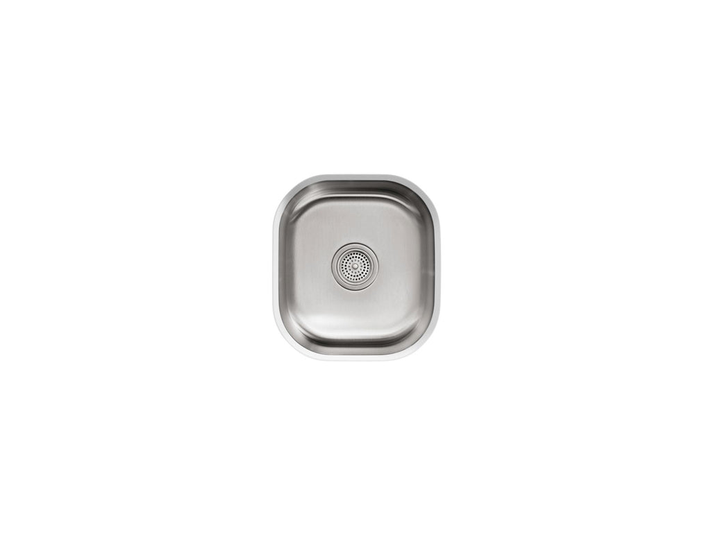 KOHLER K-3336-NA Undertone 15-1/2" Undermount Single-Bowl Kitchen Sink - Stainless Steel