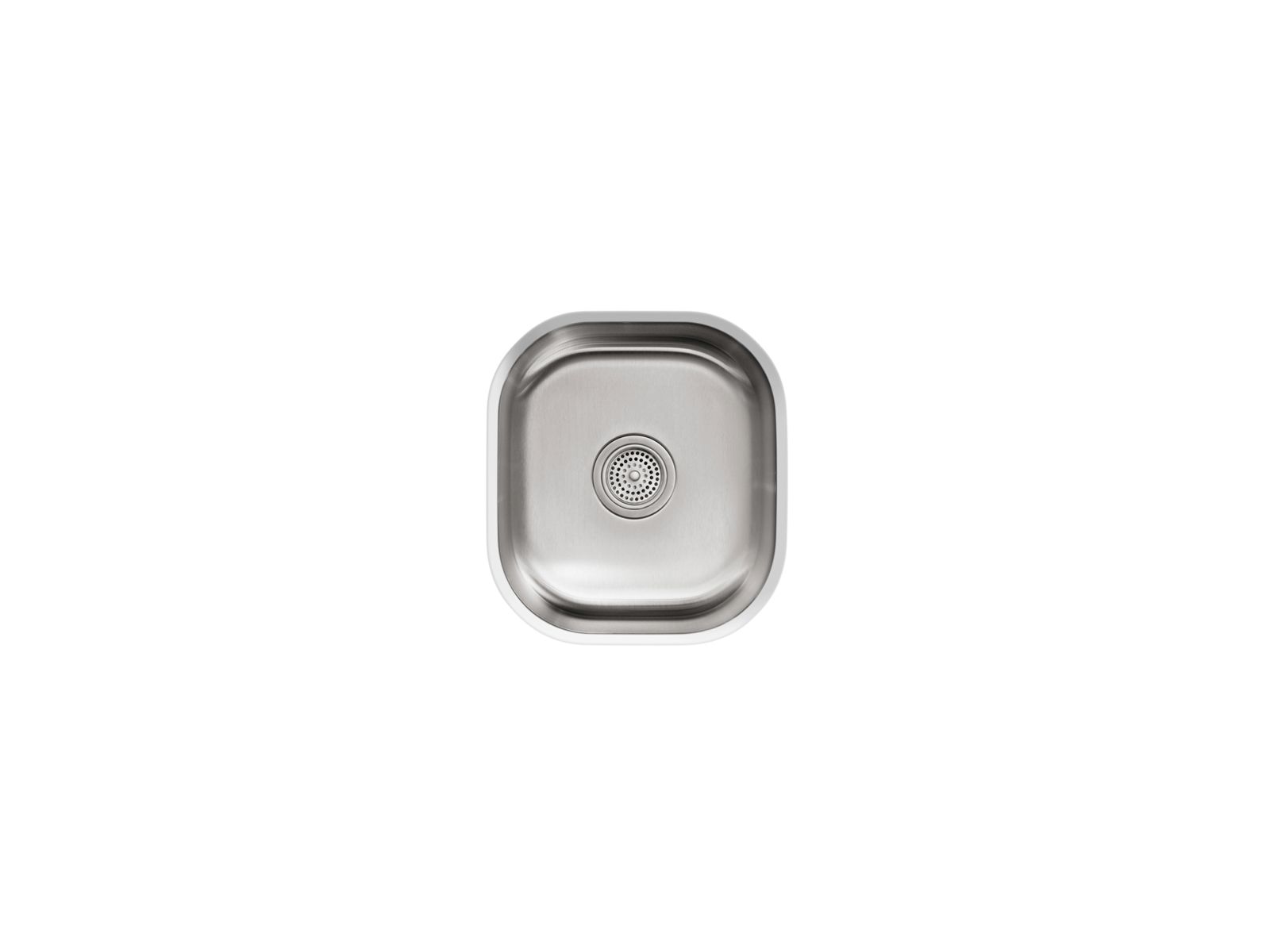 KOHLER K-3336-NA Undertone 15-1/2" Undermount Single-Bowl Kitchen Sink - Stainless Steel