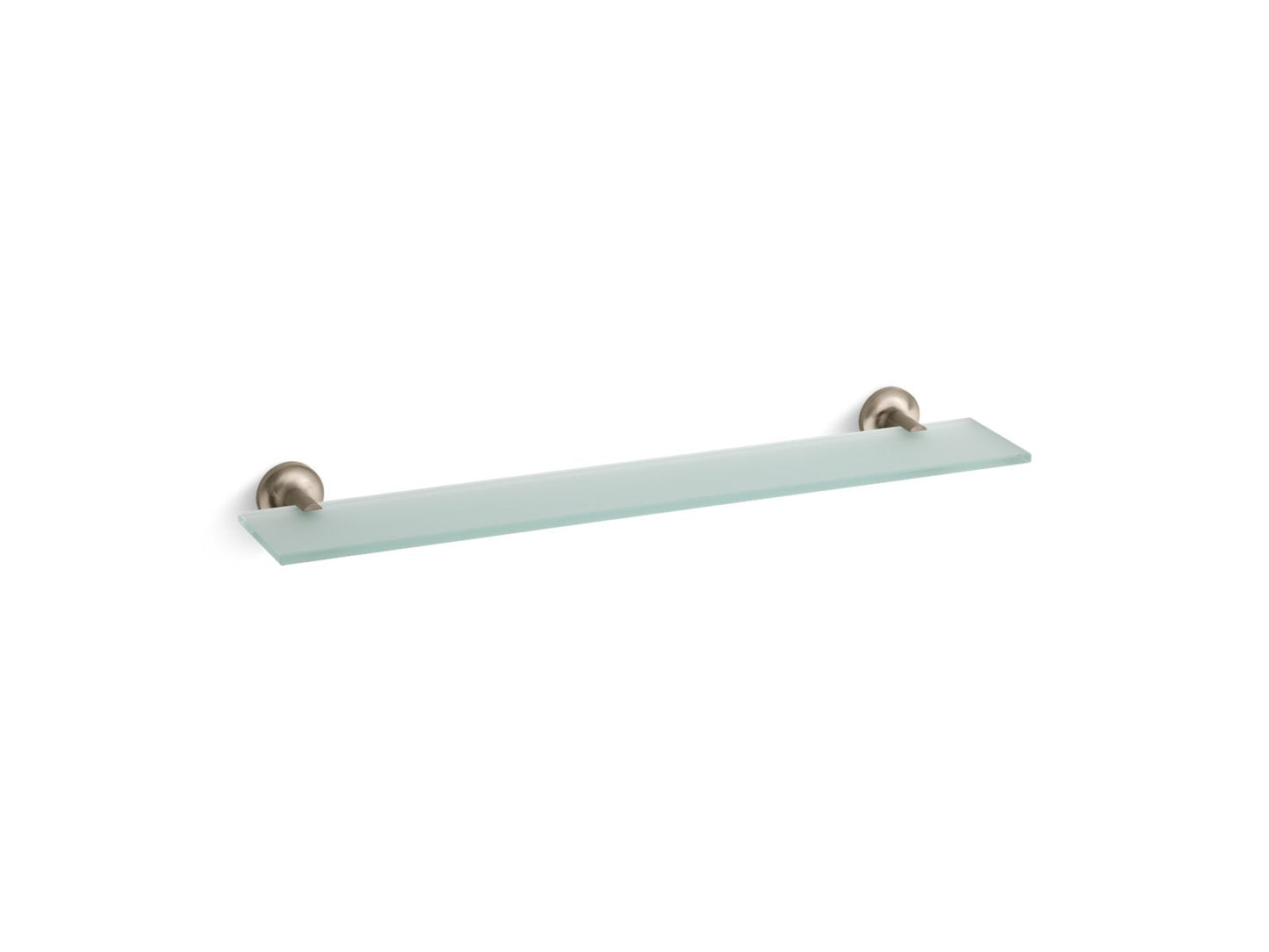 KOHLER K-14440-BV Purist Glass Shelf In Vibrant Brushed Bronze