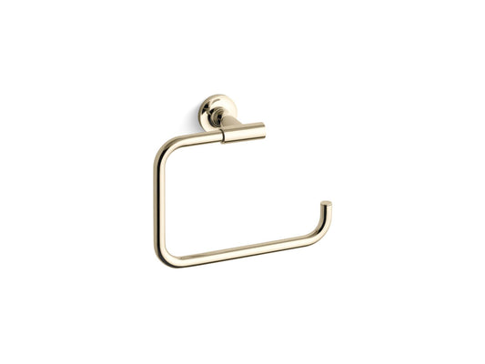 KOHLER K-14441-AF Purist Towel Ring In Vibrant French Gold