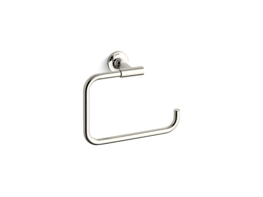 KOHLER K-14441-SN Purist Towel Ring In Vibrant Polished Nickel