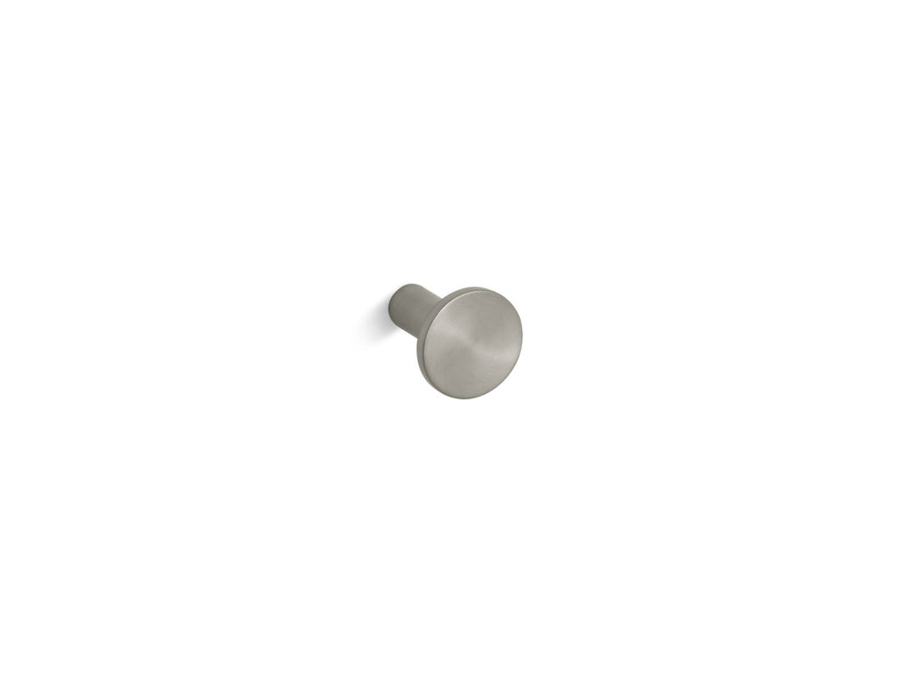 KOHLER K-14484-BN Purist Cabinet Knob - Vibrant Brushed Nickel