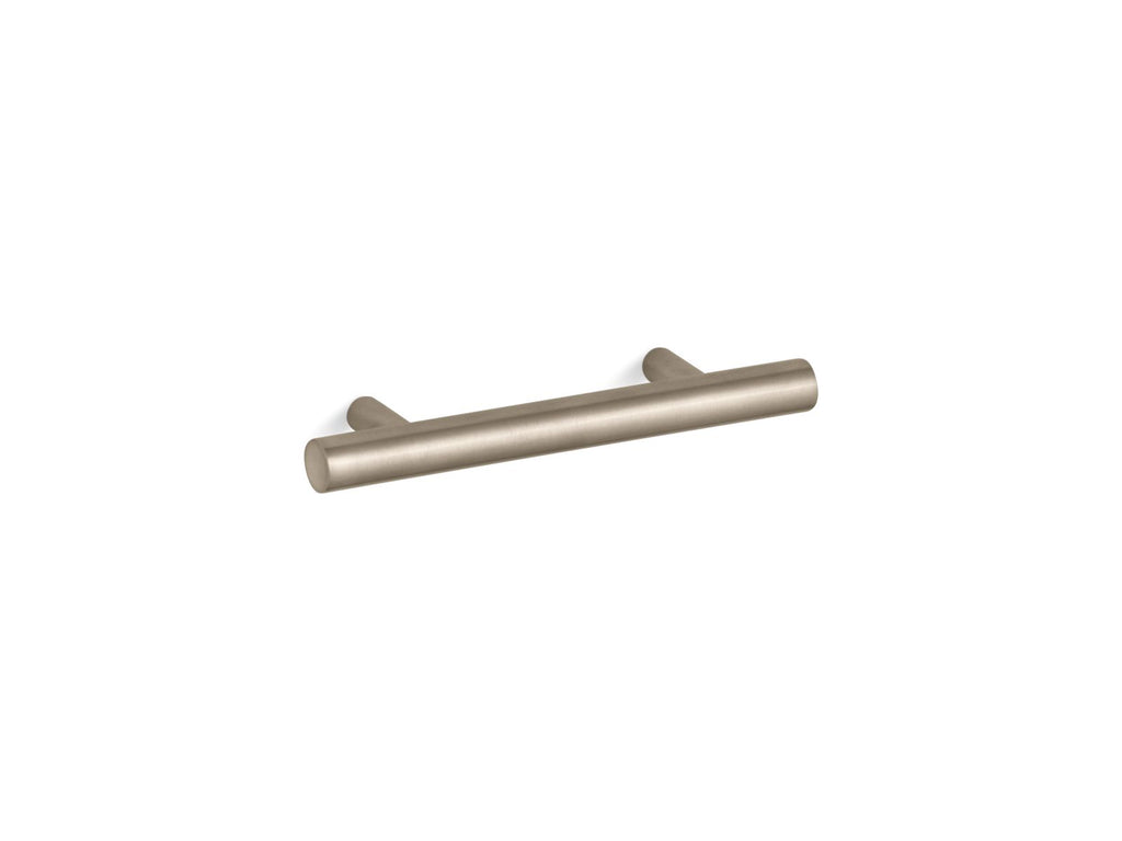 KOHLER K-14485-BV Purist 3" Cabinet Pull - Vibrant Brushed Bronze