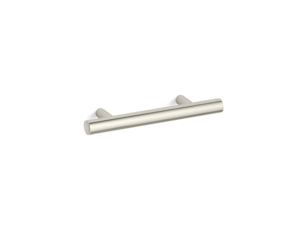 KOHLER K-14485-SN Purist 3" Cabinet Pull - Vibrant Polished Nickel