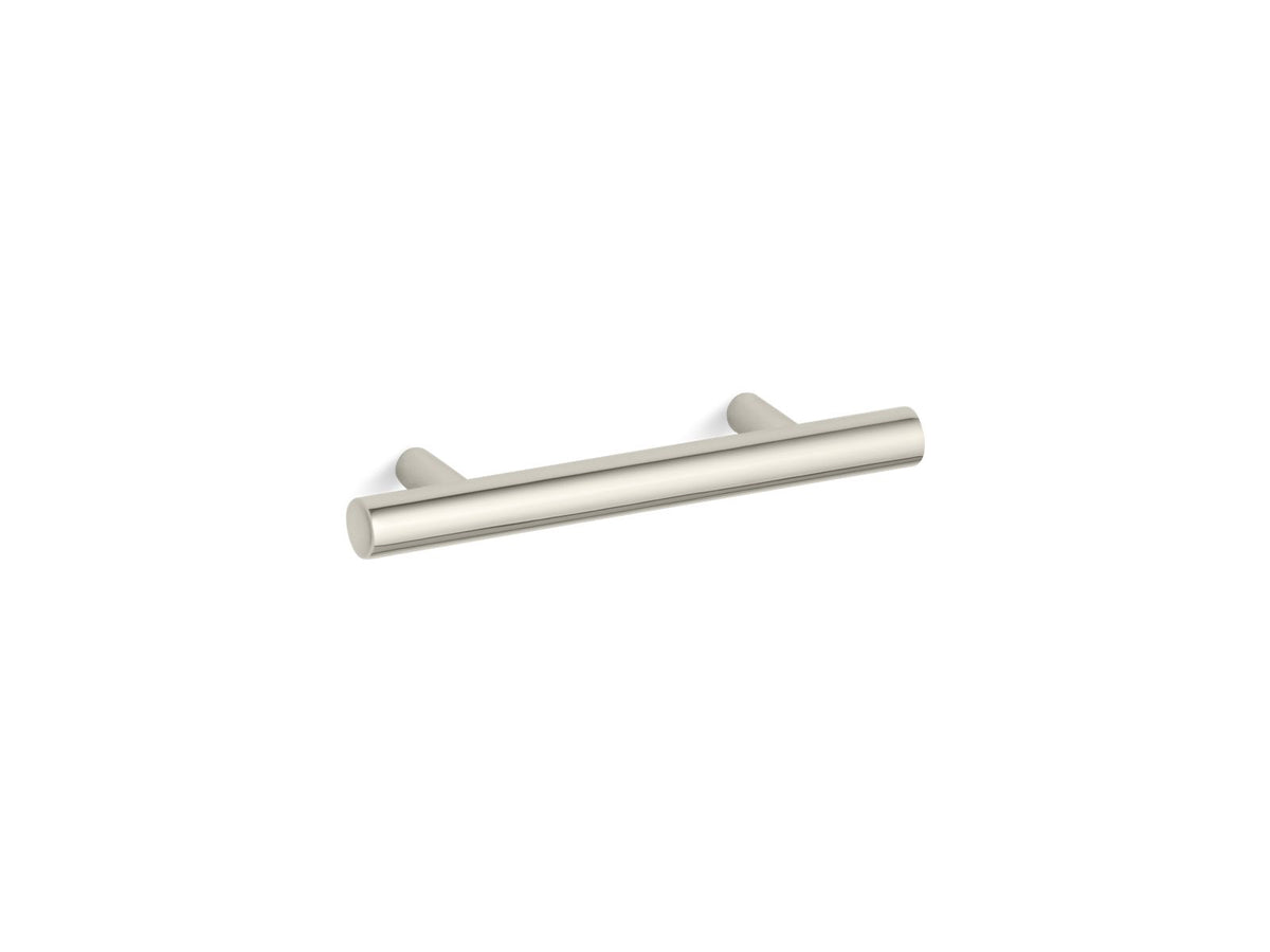 KOHLER K-14485-SN Purist 3" Cabinet Pull - Vibrant Polished Nickel