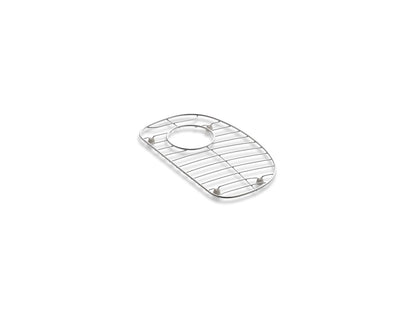 KOHLER K-6071-ST Iron/Tones Stainless steel sink rack, 14-3/8" x 8-1/4" for right-bowl of K-6498 Iron/Tones Smart Divide kitchen sink - Stainless Steel