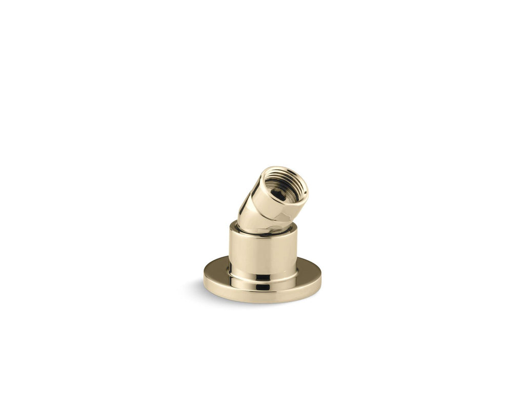 KOHLER K-977-AF Stillness Deck-Mount Handshower Holder With Hoses - Vibrant French Gold