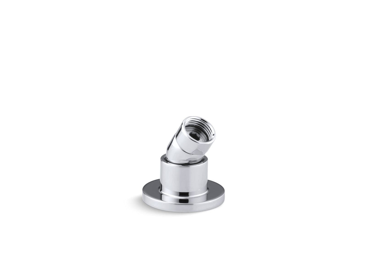 KOHLER K-977-SN Stillness Deck-Mount Handshower Holder With Hoses - Vibrant Polished Nickel
