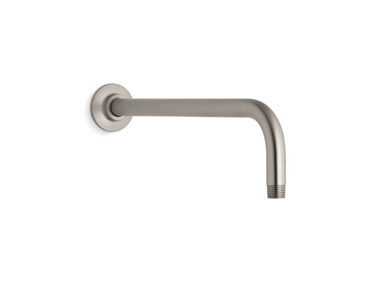 KOHLER K-10124-BN Wall-Mount Rainhead Arm And Flange - Vibrant Brushed Nickel