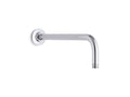 KOHLER K-10124-CP Wall-Mount Rainhead Arm And Flange - Polished Chrome