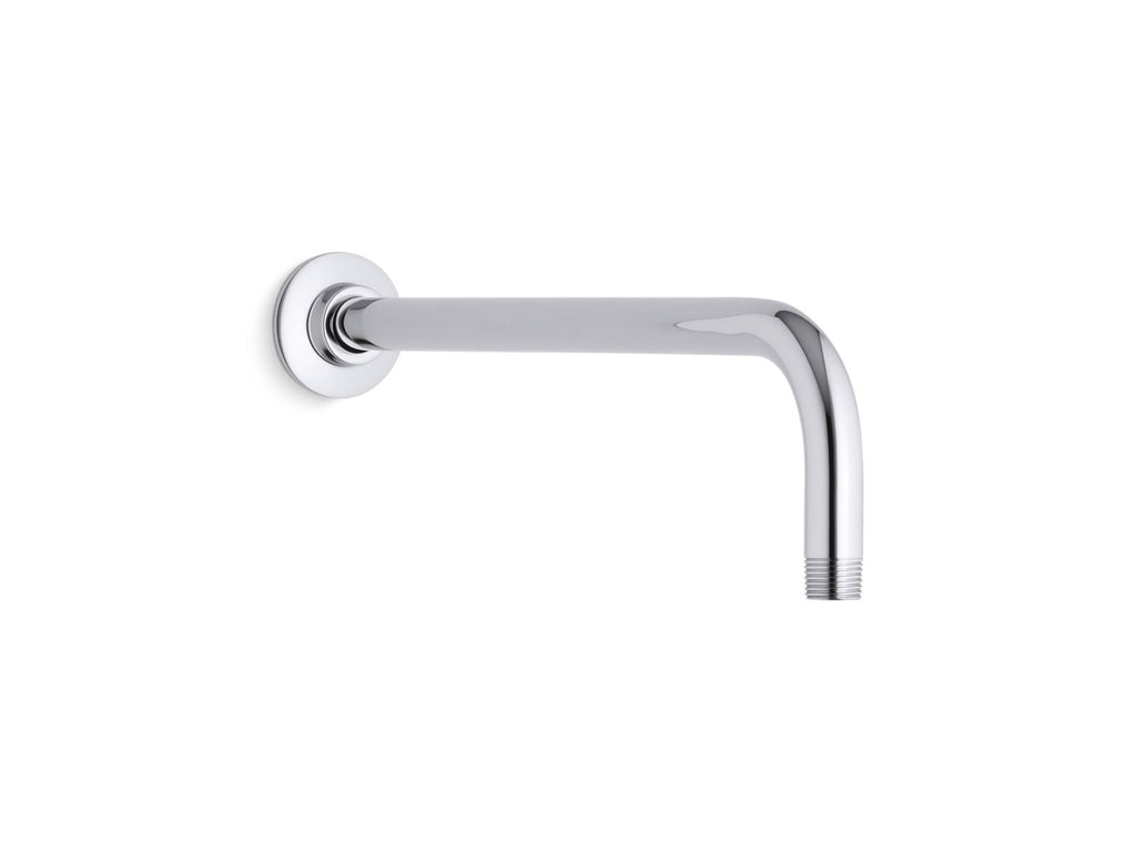 KOHLER K-10124-BL Wall-Mount Rainhead Arm And Flange - Matte Black
