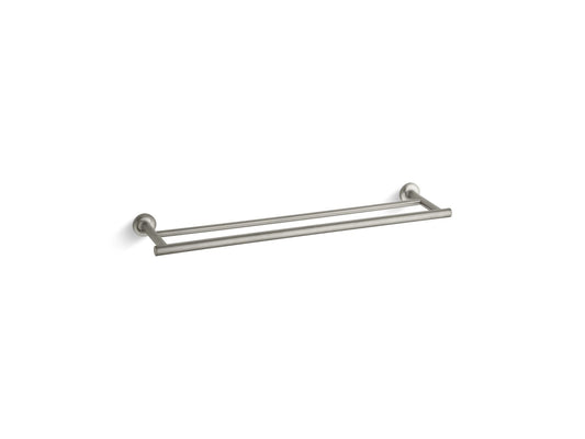 KOHLER K-14375-BN Purist 24" Double Towel Bar In Vibrant Brushed Nickel