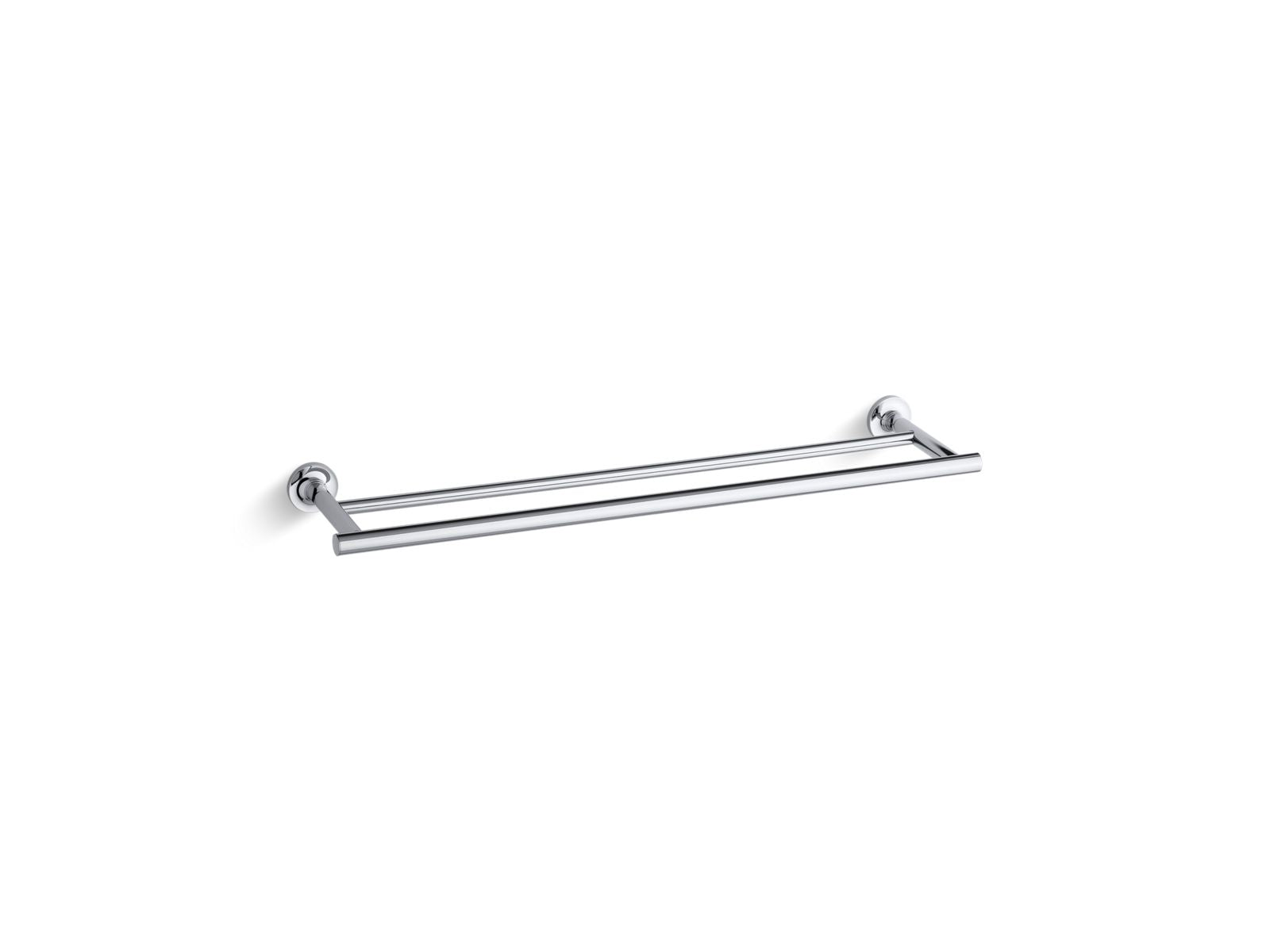 KOHLER K-14375-BL Purist 24" Double Towel Bar - Matte Black