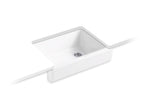 KOHLER K-6486-FF Whitehaven 29-1/2" Undermount Single-Bowl Farmhouse Kitchen Sink - Sea Salt