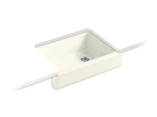 KOHLER K-6486-96 Whitehaven 29-1/2" Undermount Single-Bowl Farmhouse Kitchen Sink In Biscuit