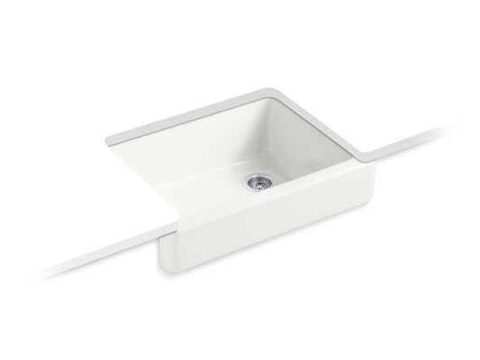 KOHLER K-6486-FF Whitehaven 29-1/2" Undermount Single-Bowl Farmhouse Kitchen Sink In Sea Salt