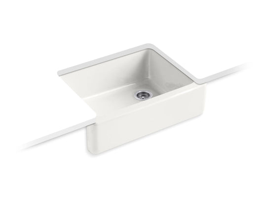 KOHLER K-6487-FF Whitehaven 29-3/4" Undermount Single-Bowl Farmhouse Kitchen Sink In Sea Salt