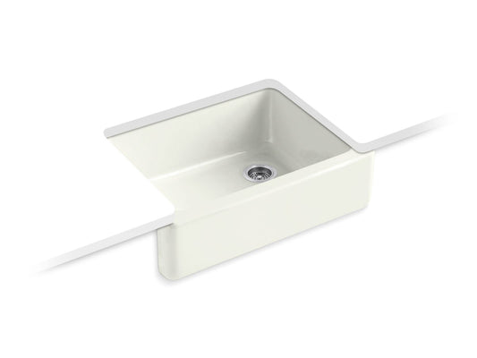 KOHLER K-6487-NY Whitehaven 29-3/4" Undermount Single-Bowl Farmhouse Kitchen Sink In Dune