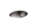 KOHLER K-2609-SU-2MB Bachata 20" Oval Drop-In/Undermount Bathroom Sink - Vibrant Brushed Moderne Brass