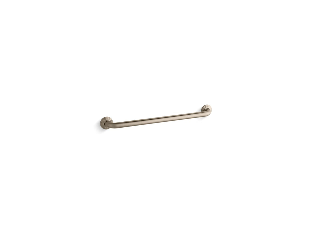 KOHLER K-10542-BV Traditional 24" Grab Bar - Vibrant Brushed Bronze