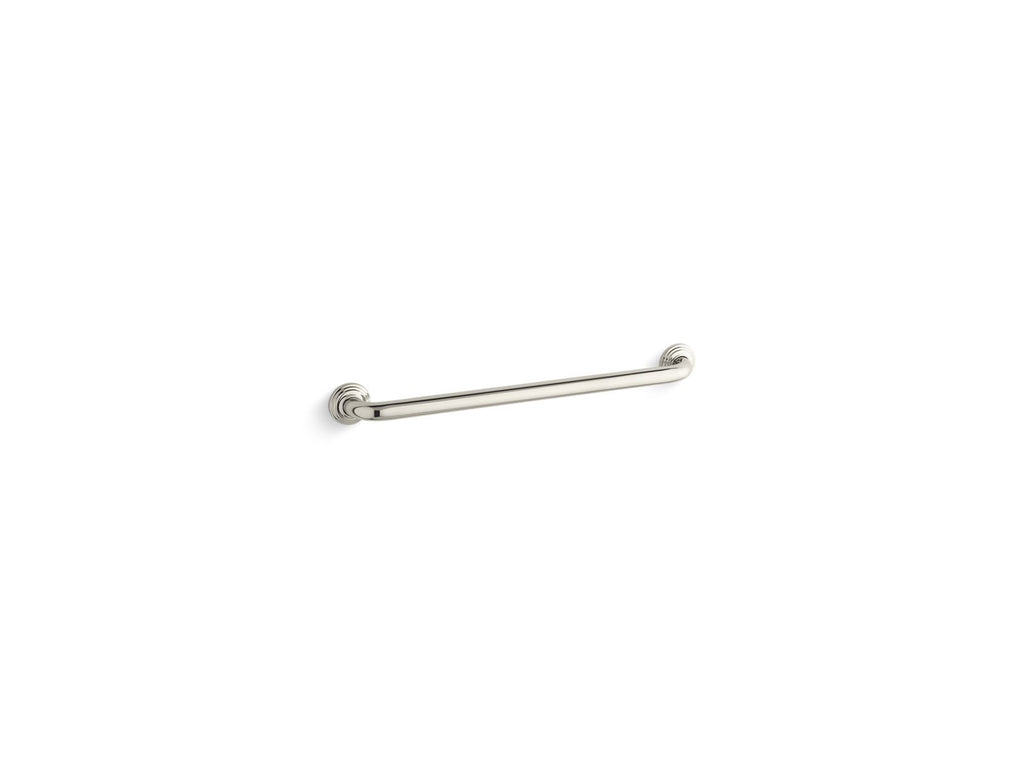 KOHLER K-10542-SN Traditional 24" Grab Bar - Vibrant Polished Nickel