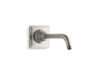 KOHLER K-13136-BN Pinstripe Shower Arm And Flange - Vibrant Brushed Nickel